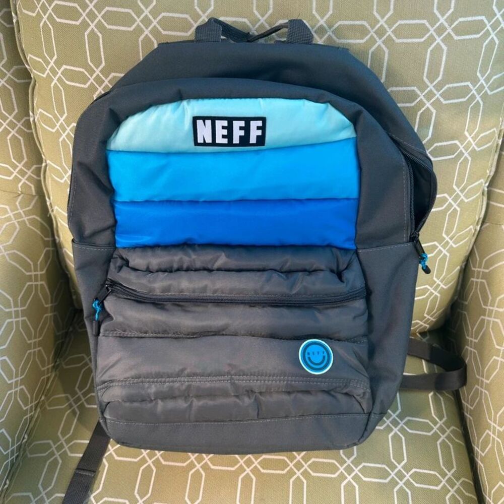 NWT Neff Heatwave backpack blue/grey